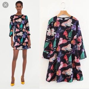 Zara Tiger Print Dress